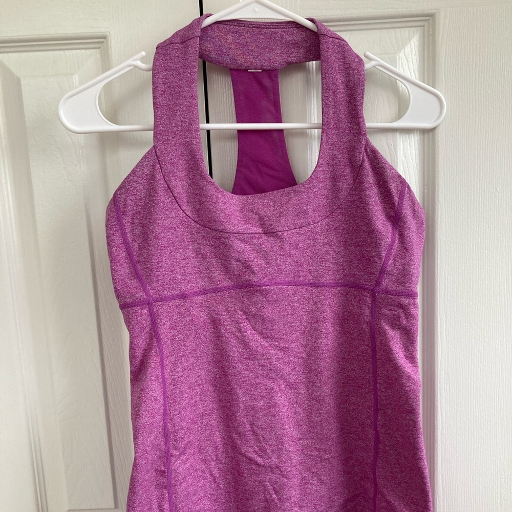 Purple lululemon tank